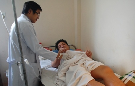 Anh sang đang được điều trị tích cực tại BV Chợ Rẫy