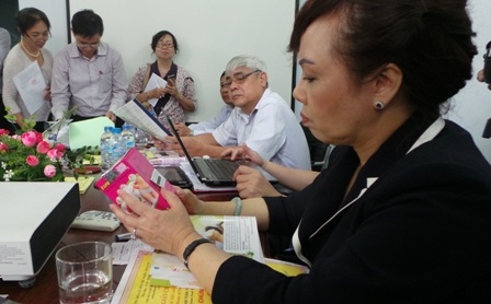 Bộ trưởng Kim Tiến tại buổi thanh tra công ty Bảo Khang