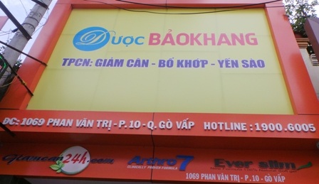 Công ty Dược Bảo Khang nơi phát hiện nhiều sai phạm