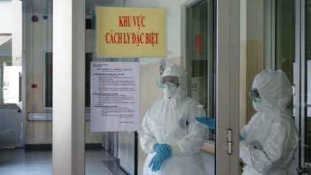Khu vực cách ly đặc biệt những trường hợp nghi nhiễm Ebola tại bệnh viện Bệnh Nhiệt Đới
