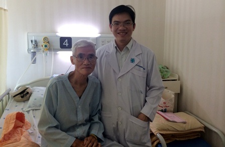 Đặt giá đỡ qua da cứu bệnh nhân suýt vỡ động mạch chủ bụng - 2 Cụ H.T đã khỏe mạnh và được xuất viện