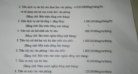 Giật mình tiền dịch vụ chung cư - 1