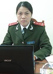 Làm Cảnh vệ bằng khoa học - 1 Đại úy, Thạc sĩ Đỗ Thị Anh Cúc