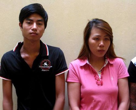 Hà Nội: Đánh, nhốt tiếp viên, ép làm… gái - 2 Các đối tượng Thạch và Nguyệt