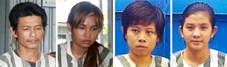 Tuấn, Linh, Lý và Bói.