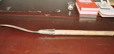 Kịch bản tàn độc của ả người làm - 2 Con dao phát mà Thoan dùng chém chết anh Mạnh.