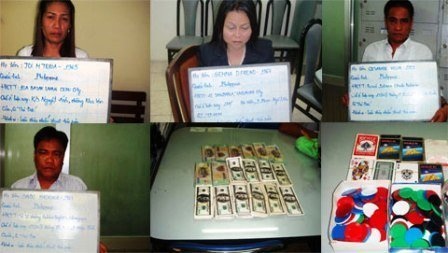 Bắt 2 người Philippines giăng bẫy cờ bạc bịp - 1 Nhóm cờ bạc bịp của 1 số đối tượng Philippines bị công an TP.HCM bắt giữ cách đây không lâu.