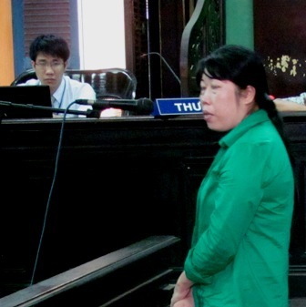 Bị cáo Nguyễn Thị Phụng tại phiên tòa