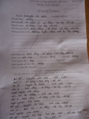 Bản lý lịch cá nhân tạo vỏ bọc hoàn hảo cho siêu trộm