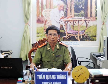 “Chưa phá được án thì chưa ăn ngon ngủ yên” - 1 Đại tá Trần Quang Thắng – Trưởng phòng ANĐT Công an TP Cần Thơ.