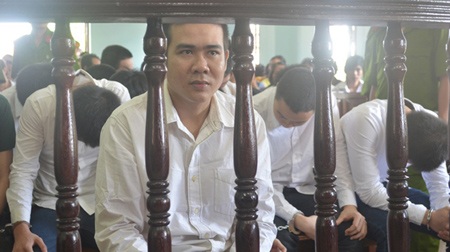 Bị cáo Hồ Hữu Cành tại phiên tòa phúc thẩm - Ảnh: M.T.