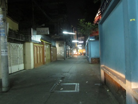 Hiện trường xảy ra vụ việc.