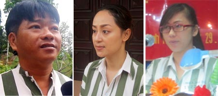 Trại giam Thủ Đức: Hướng thiện cho những tâm hồn lầm lạc - 2 Phạm nhân Nguyễn Khắc Tốn, phạm nhân Nguyễn Thụy Ngọc Băng, phạm nhân Nguyễn Thị Ngọc Uyên.