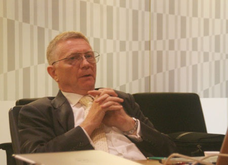 Thị trường bất động sản sẽ giảm giá khoảng 60% - 1 Ông John Sheehan (ảnh: Ngọc Khánh)