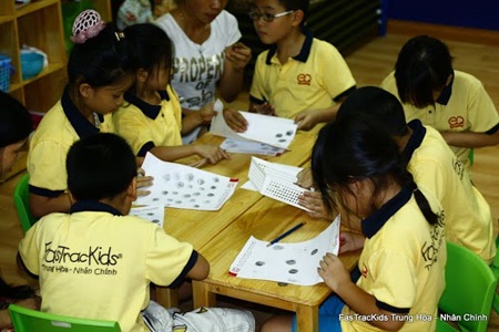 Giờ học Sáng tạo của trẻ tại Học viện EQ.