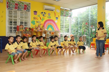 Trẻ học hè tại Học viện EQ.