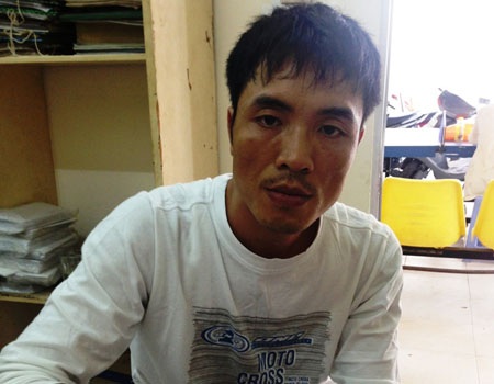 Giang hồ đất Cảng bắt cóc đại gia - 1 Nguyễn Văn Hiệp tại cơ quan công an.