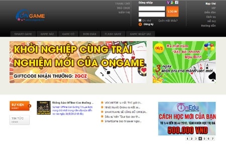 Đại sứ game là sao “phim cấp 3”: Tin đồn thổi - 2 Ảnh chụp màn hình trang Ongame.vn