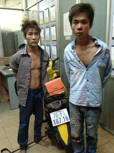 Hai đối tượng khai Phan Văn Ân và Nguyễn Khắc Điệp.