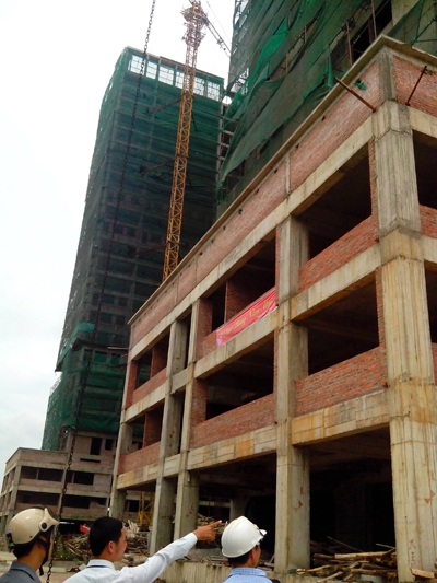 Nhà ở thương mại hưởng ưu đãi như nhà ở xã hội - 1 Dự án CT2A Tân Tây Đô đã xây xong phần thô