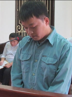 Bị cáo Quỳnh tại tòa.