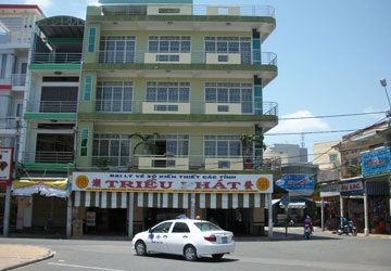 Đại lý vé số Triều Phát, nơi xảy ra vụ tranh chấp trong đổi thưởng số trúng.