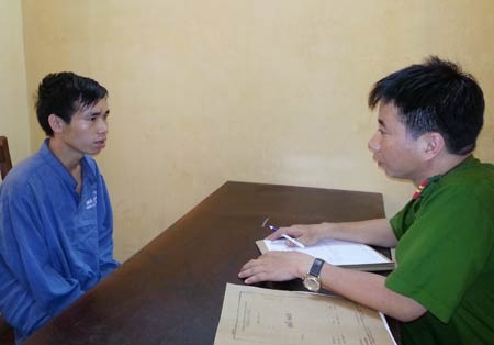 Quách Văn Kích khai nhận hành vi phạm tội.