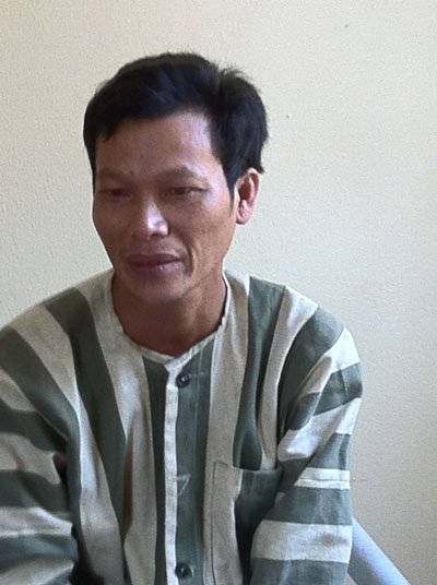 Tại cơ quan công an, đối tượng Phạm Văn Đoàn đã khai nhận hành vi giết mẹ ruột.