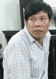 Hà Nội: Ăn hối lộ, một cán bộ phường lĩnh 16 năm tù - 1 Bị cáo Hải tại phiên tòa.