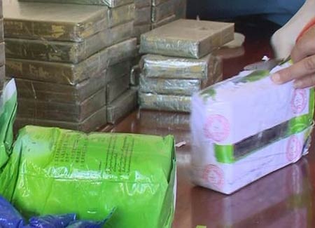 Tang vật vụ án.