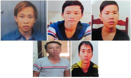 Đi xin việc làm, bé gái 13 tuổi bị đám lang thang hiếp dâm tập thể - 1 Các đối tượng trong vụ án