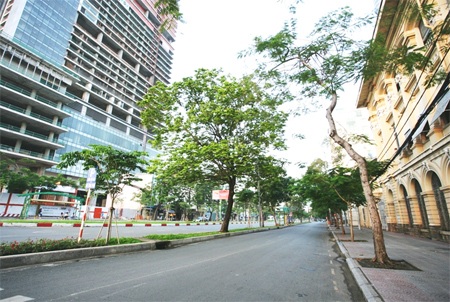 Hàm Nghi - Con đường chạy bộ cho dân cổ cồn - 1 Đại lộ Hàm Nghi - đường chạy bộ của dân cổ cồn