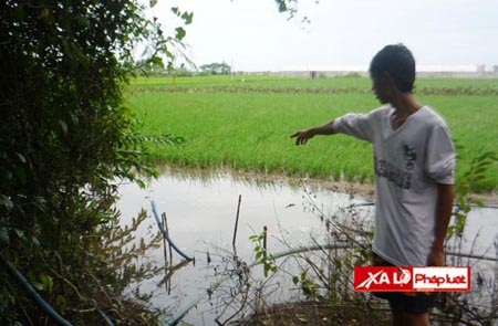 Thôn nữ sát hại bé gái 3 tuổi cướp đôi bông tai - 1 Hiện trường, nơi thi thể đứa bé 3 tuổi được tìm thấy