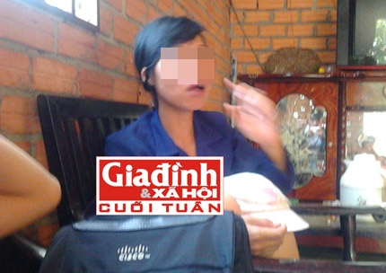 Nỗi ám ảnh về đêm bởi "Giang hồ nhí" chuyên đi "trộm tình" - 2 Chị Huệ, nạn nhân vụ việc đang tâm sự với PV. ẢNH: T.G