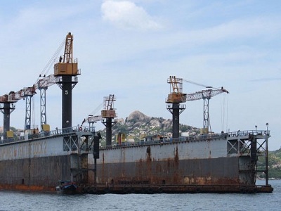 Xử tiếp vụ tham ô tiền sửa chữa ụ nổi 83M của Vinalines - 1 Ụ nổi 83M không thể sử dụng hiện tại được rao bán thanh lý nhưng không khách hàng nào chào mua