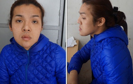 Nguyễn Thành Phong tại cơ quan Công an