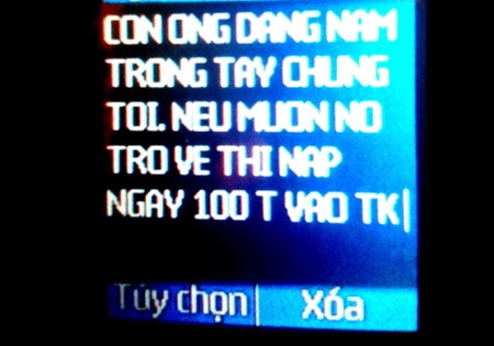 Hà Nội: Đe dọa tống tiền qua điện thoại