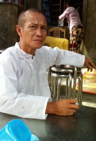 Ông Lê Văn Sún phẫn uất trước hành động tàn ác của gã con rể.