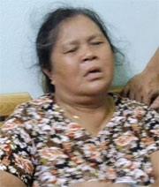 Những trận đánh xóa sổ các “boong ke” ma túy - 1 Trần Thị Đàm khi bị bắt giữ.