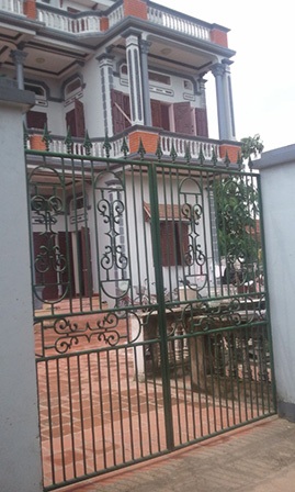 Căn nhà của gia đình ông Việt, nơi xảy ra vụ xô xát nghiêm trọng.