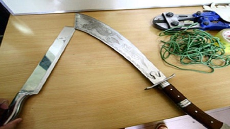 Hung khí các bị cáo dùng chém người đến chết. Ảnh chỉ có tính chất minh họa.