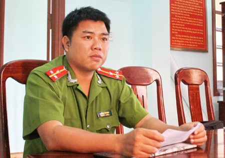 Người có “duyên” khám phá án mờ và truy bắt tội phạm - 1 Thượng úy Đinh Văn Toàn.