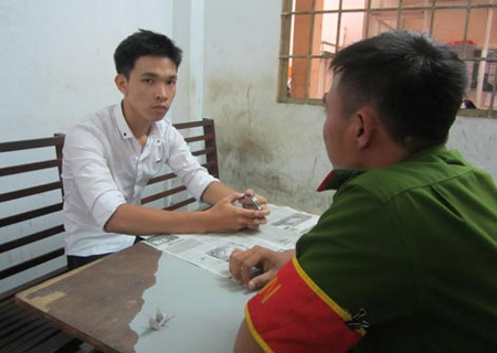 Tội ác đội lốt tình yêu - 2 Huỳnh Thanh Hiền tại cơ quan Công an.