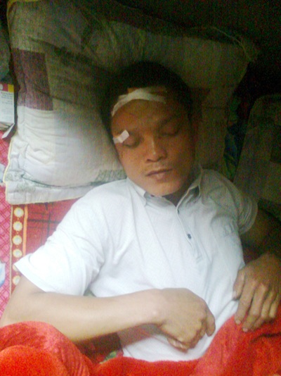 Côn đồ táo tợn chém người phá tàu giữa ban ngày - 2 Sức khoẻ của anh Bảy vẫn đang còn rất yếu.