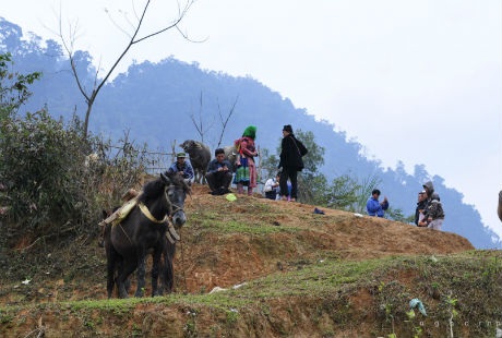 Người bán người mua gặp nhau vui như gặp bạn tay bắt
mặt mừng.