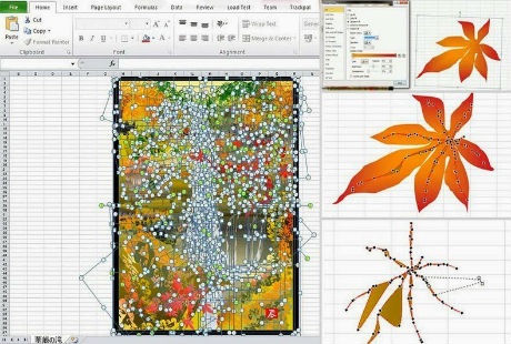Sửng sốt trước tài nghệ vẽ tranh bằng….excel - 4 Phan La