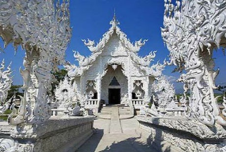 Khám phá ngôi chùa Trắng có kiến trúc độc nhất thế giới