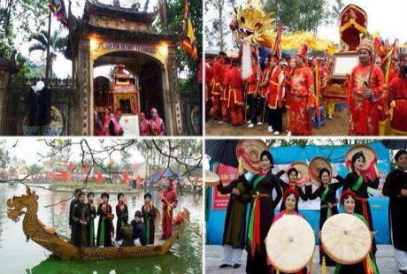 Về hội làng Diềm nghe câu quan họ đắm say lòng người - 1 Về hội làng Diềm nghe câu quan họ đắm say lòng người