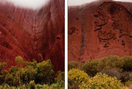 Ảnh "độc" về các thác nước hiếm chảy trên núi thiêng Australia - 1 Ảnh độc về các thác nước hiếm chảy trên núi thiêng Australia