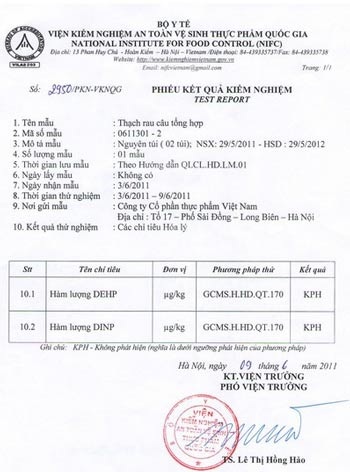 Thêm một sản phẩm thạch rau câu an toàn với người tiêu dùng - 1 Thêm một sản phẩm thạch rau câu an toàn với người tiêu dùng - 1